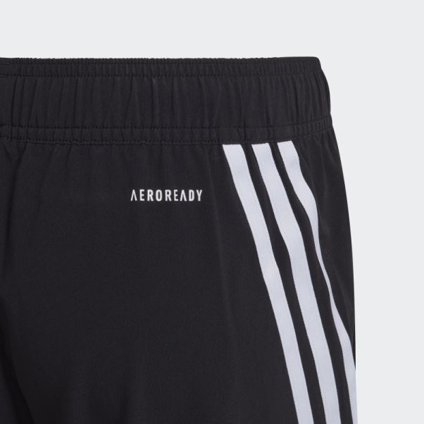 Short Tissé Adidas Aeroready Prime Vert à 3 Bandes Noir