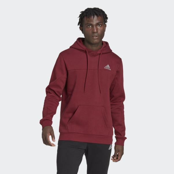 Sweat à Capuche Adidas Stadium Fleece Of Sport Rouge