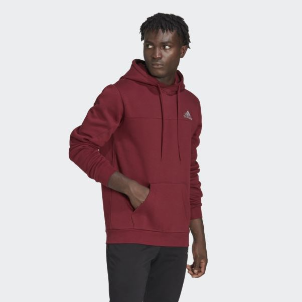 Sweat à Capuche Adidas Stadium Fleece Of Sport Rouge