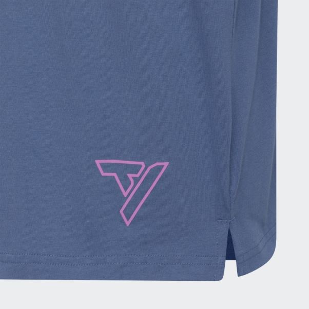 Adidas Trae Young T-shirt Bleu Marine