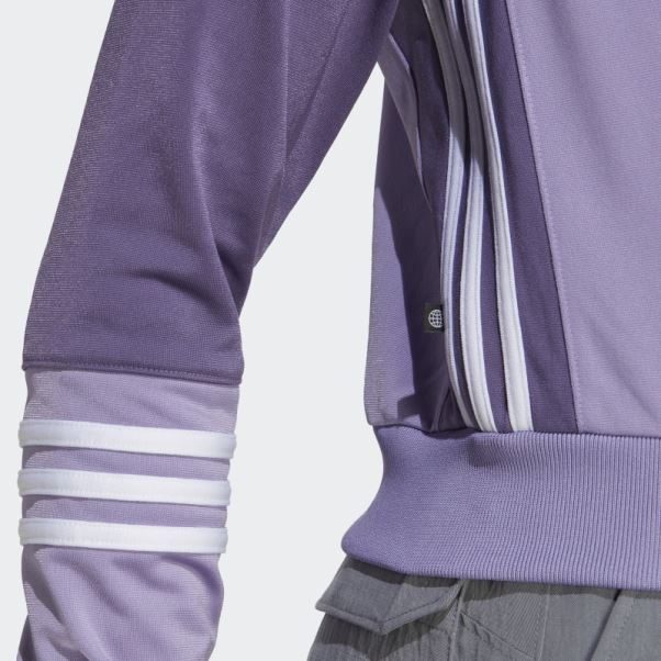 Veste Crop Adidas Lilas