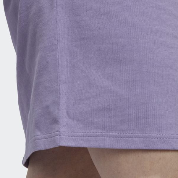 Robe T-shirt Trèfle Adidas Adicolor Classics Lilas