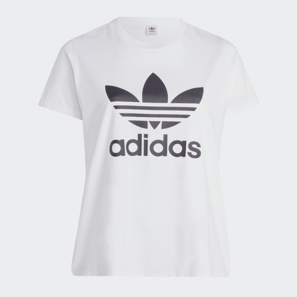 T-shirt Adidas Adicolor Classics Trèfle Blanc (grande Taille)