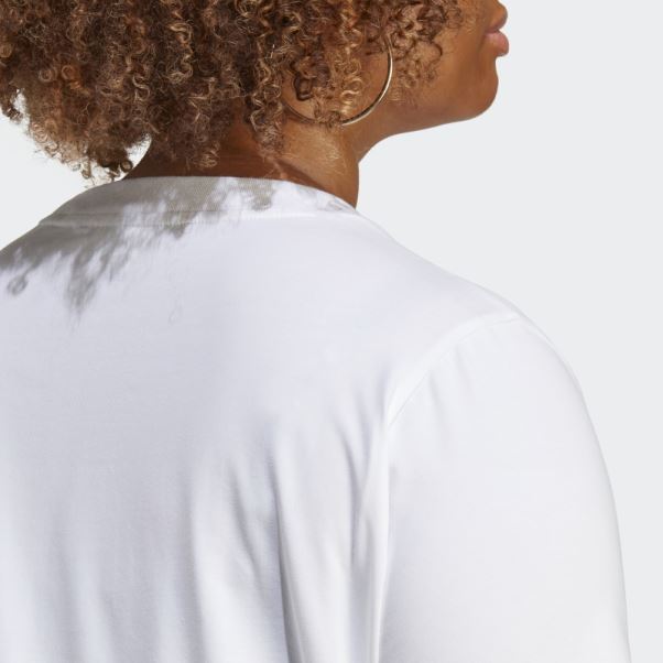 T-shirt Adidas Adicolor Classics Trèfle Blanc (grande Taille)
