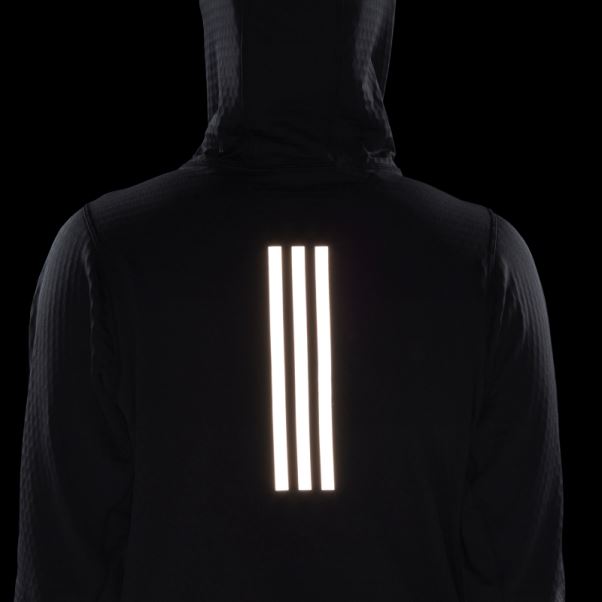 Sweat à Capuche Adidas X-city Fleece Running Manches Longues Noir