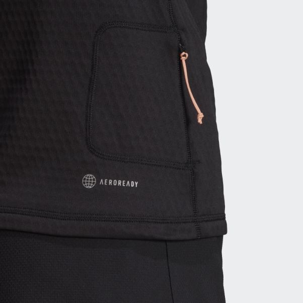 Sweat à Capuche Adidas X-city Fleece Running Manches Longues Noir