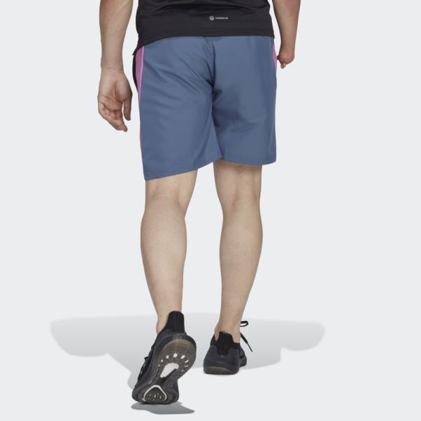 Acier Possède Le Short De Course Adidas