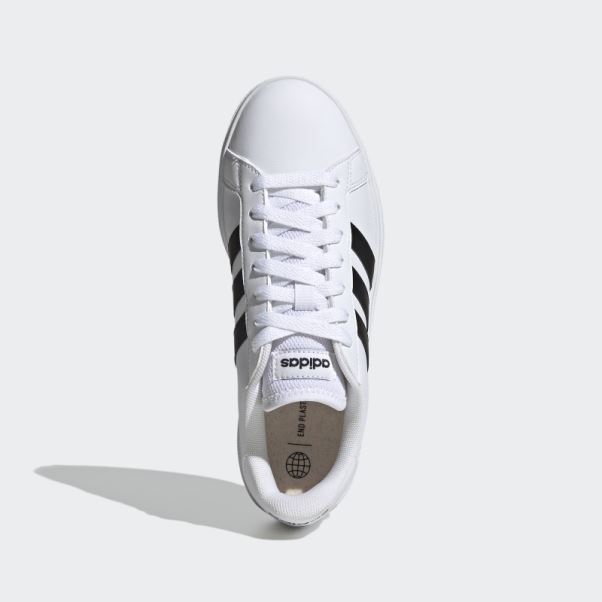 Adidas Grand Court Td Lifestyle Court Casual Chaussures Noir élégant