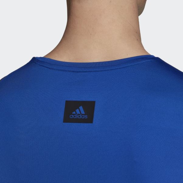T-shirt D'entraînement Bleu Royal Hot Best Of Adidas