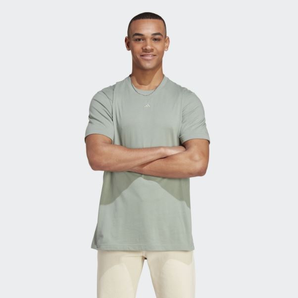 T-shirt All Szn Adidas Argent Vert