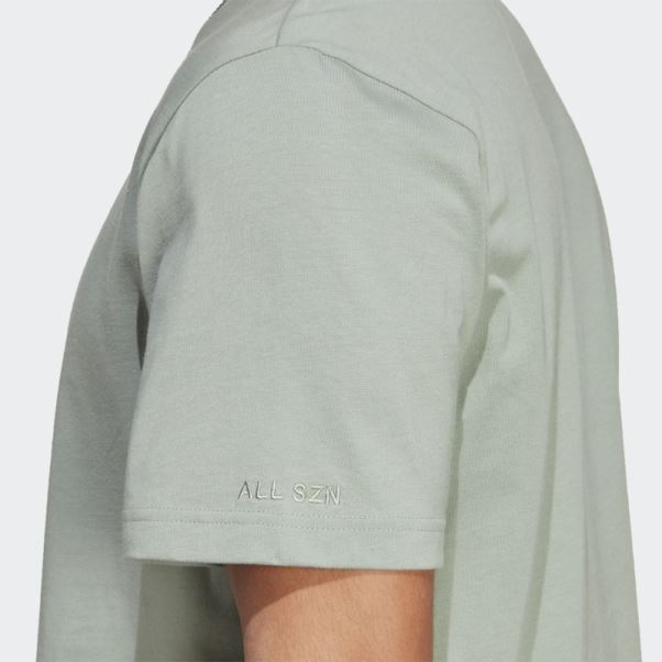 T-shirt All Szn Adidas Argent Vert