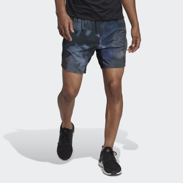 Adidas D4t Hiit Short D'entrainement Imprimé Noir