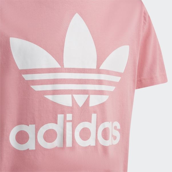 Tee Shirt Trèfle Rose Adidas