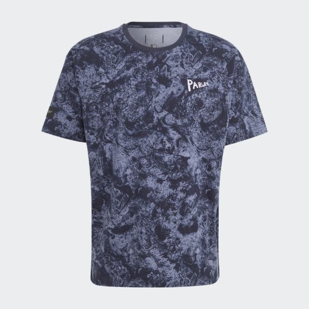 T-shirt Adidas X Parley Fashion Violet Argenté (neutre)