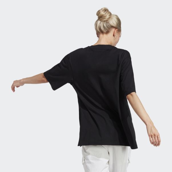 T-shirt Oversize De Danse Noir Adidas