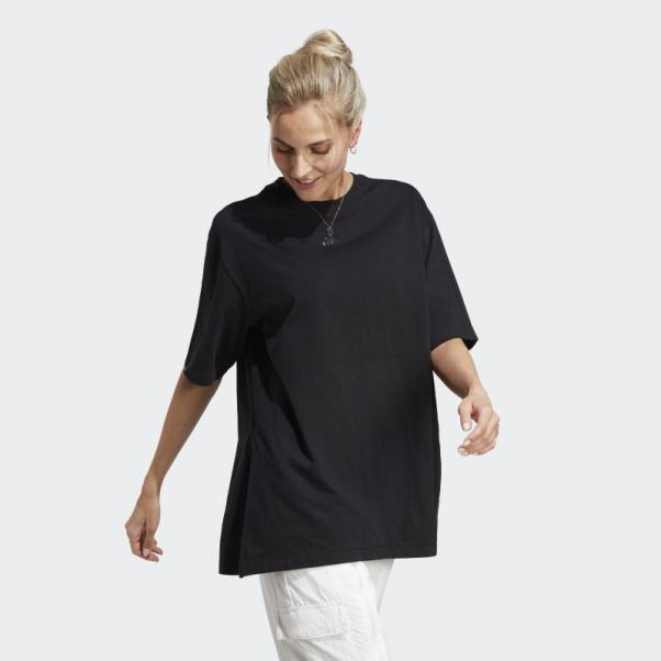T-shirt Oversize De Danse Noir Adidas
