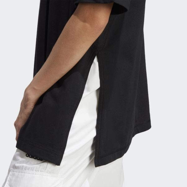 T-shirt Oversize De Danse Noir Adidas