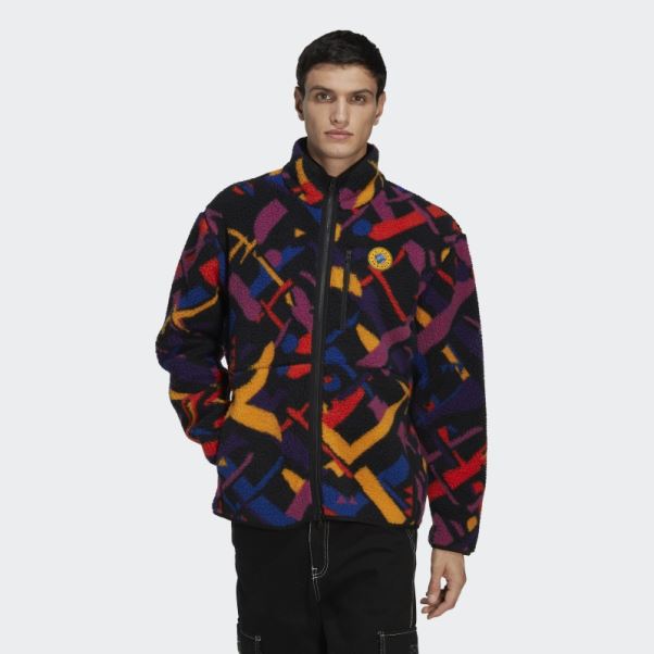 Wander Hour Veste Polaire Imprimée Entièrement Zippée Adidas Multicolore