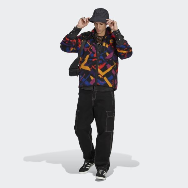 Wander Hour Veste Polaire Imprimée Entièrement Zippée Adidas Multicolore