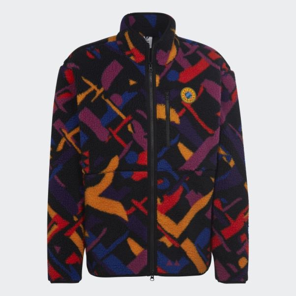 Wander Hour Veste Polaire Imprimée Entièrement Zippée Adidas Multicolore