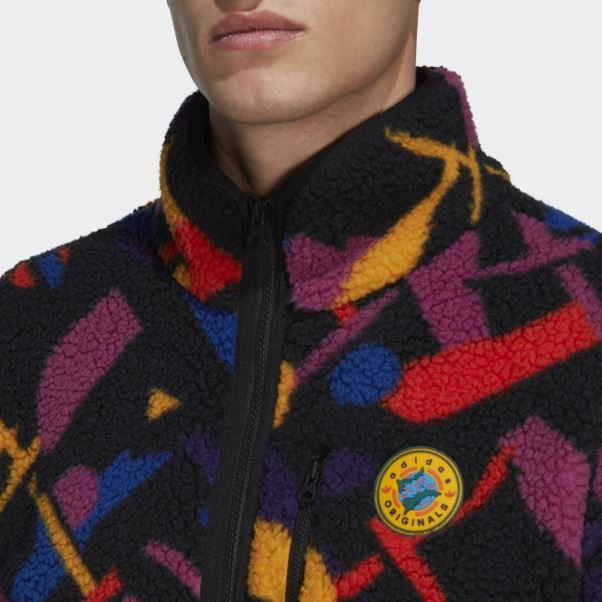Wander Hour Veste Polaire Imprimée Entièrement Zippée Adidas Multicolore