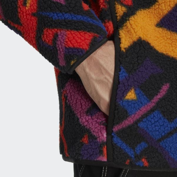 Wander Hour Veste Polaire Imprimée Entièrement Zippée Adidas Multicolore