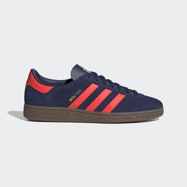 Adidas Munchen Chaussures Bleu Foncé