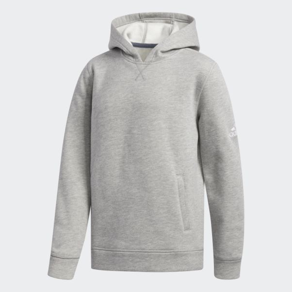 Sweat à Capuche Polaire Gris Moyen Adidas