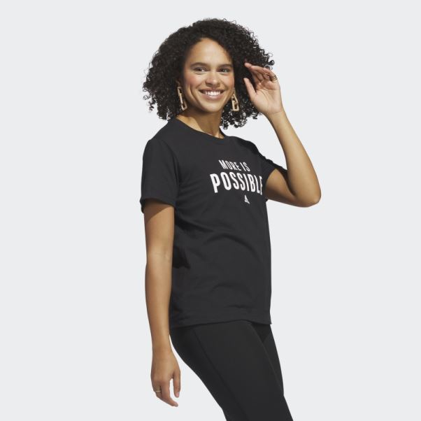 Tee Shirt Adidas Noir Possible