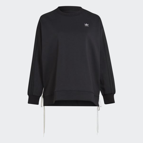Sweat Ras Du Cou à Lacets Always Original (taille Plus) Noir Adidas