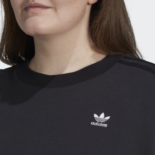 Sweat Ras Du Cou à Lacets Always Original (taille Plus) Noir Adidas