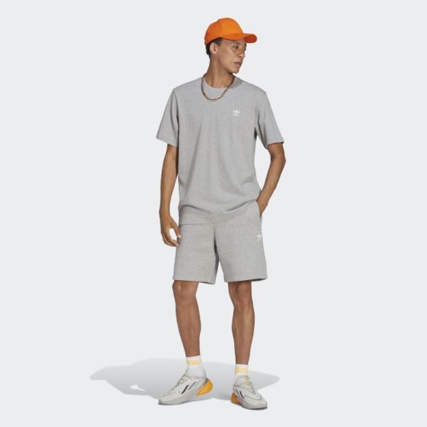 Short Trèfle Essentials Adidas Gris Moyen
