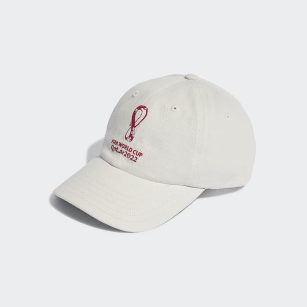Casquette Talc Adidas Coupe Du Monde Fifa 2022 Emblème Officiel
