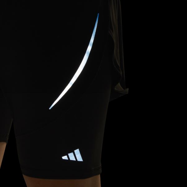 Short D'entrainement Heat.rdy Hiit 2-en-1 Adidas Noir