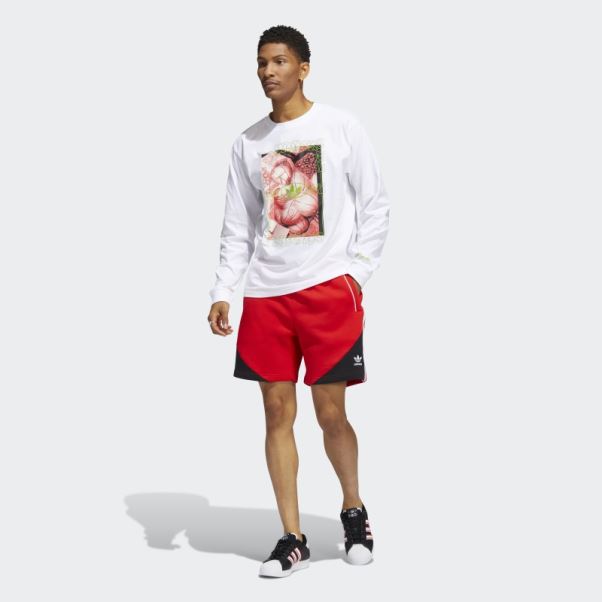 Tee Shirt B-ball Photo Blanc Adidas
