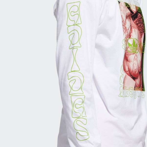 Tee Shirt B-ball Photo Blanc Adidas