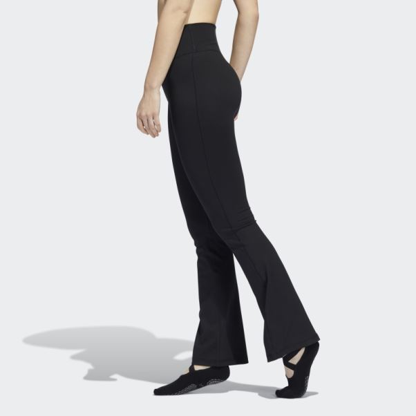 Legging évasé Adidas Yoga Studio Noir