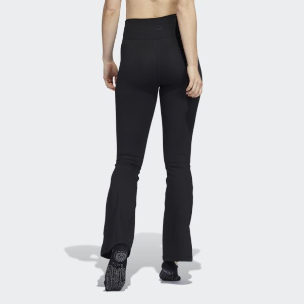 Legging évasé Adidas Yoga Studio Noir