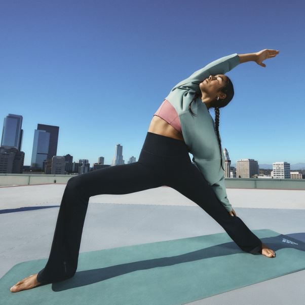 Leggings évasés Adidas Yoga Studio Noir Mode