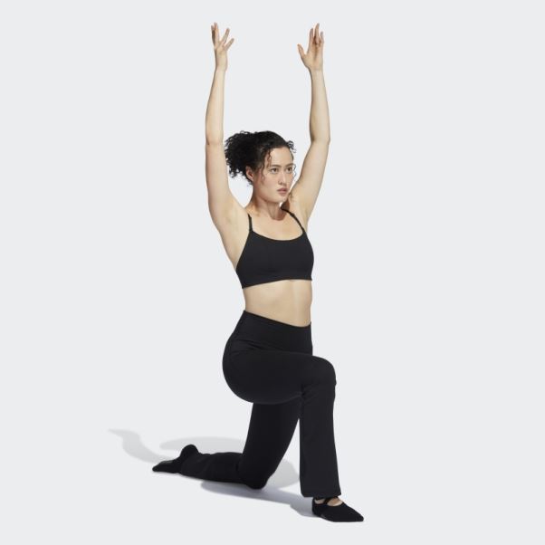 Leggings évasés Adidas Yoga Studio Noir Mode