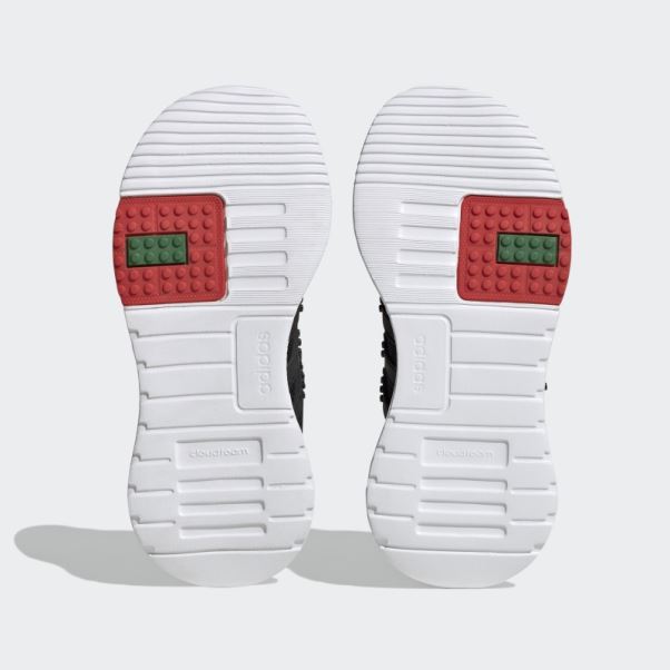 Adidas X Lego Racer Tr21 Chaussures à Lacets élastiques Et Sangle Supérieure Noir