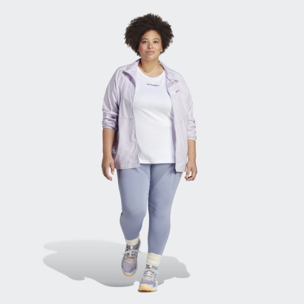 Coupe-vent Adidas Terrex Multi Argent Aube (grande Taille)