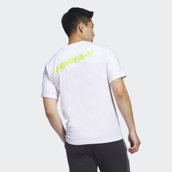 T-shirt Manches Courtes Zombie Treffy Adidas Blanc