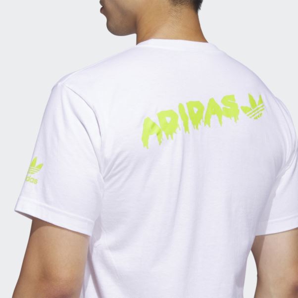 T-shirt Manches Courtes Zombie Treffy Adidas Blanc