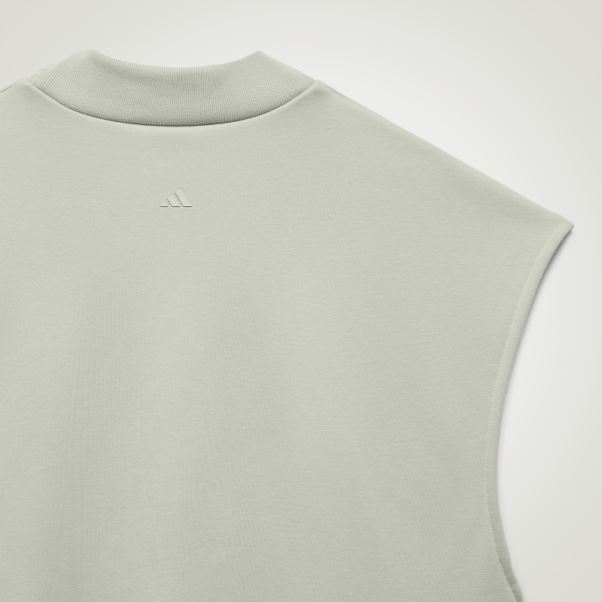 Sweat Sans Manches Adidas Basketball Vert
