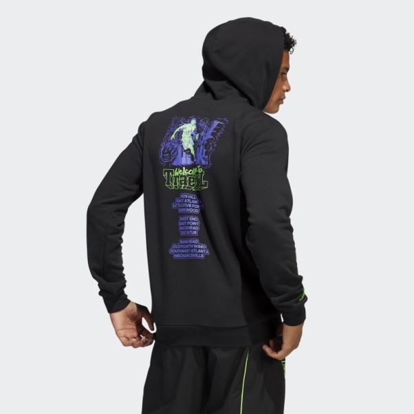 Sweat à Capuche Trae Adidas Noir