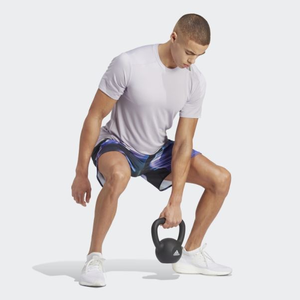 Aube Argentée Conçu 4 Entraînement Heat.rdy Hiit T-shirt D'entraînement Adidas