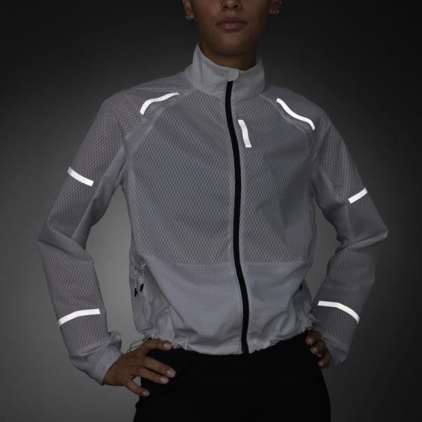 Reflect At Night X-city Running Cover-up Adidas Blanc