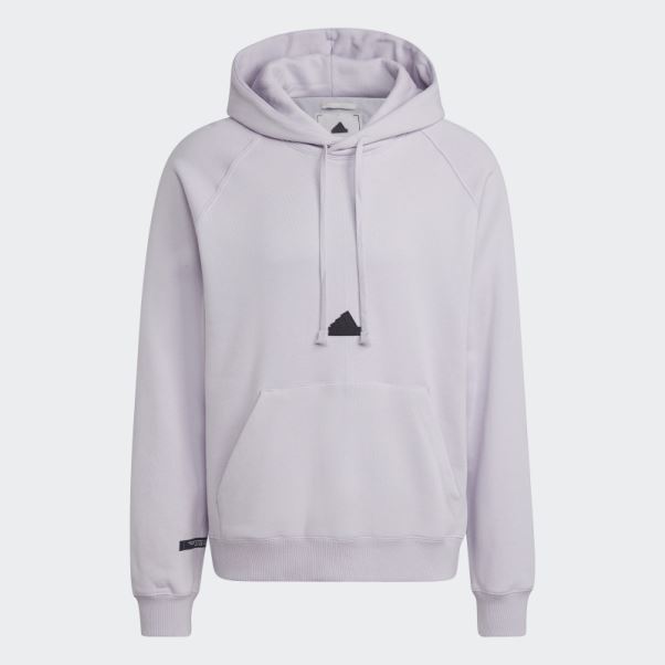 Sweat à Capuche Polaire Argent Aube Adidas