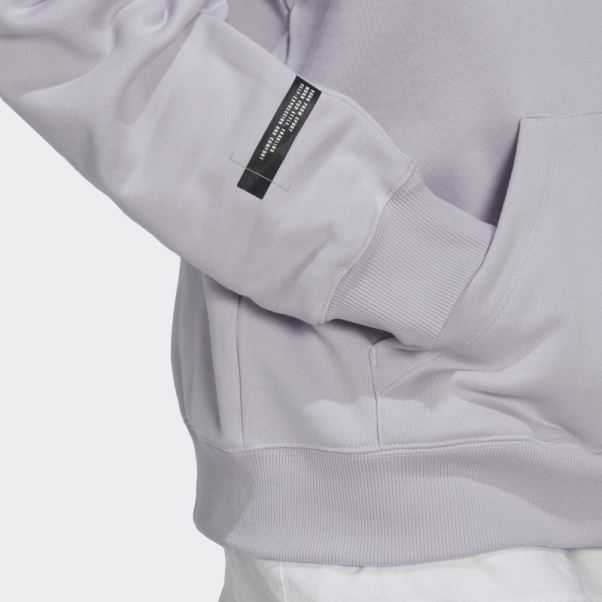 Sweat à Capuche Polaire Argent Aube Adidas